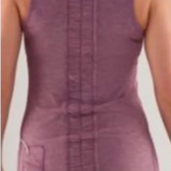 LULULEMON ATHLETICA Heathered Plum DASH TANK II Top size 6 SMALL - Picture 2 of 6